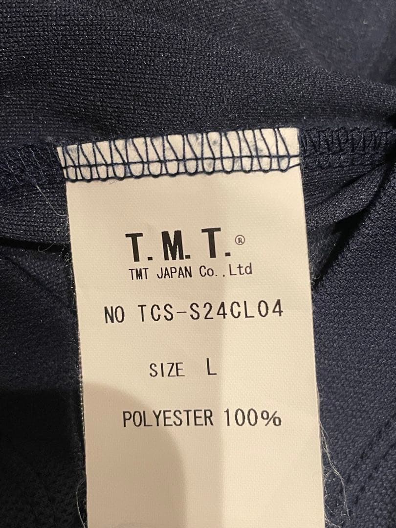【美品】TMT.CLASSIC ネイビー ポロシャツ サイズL