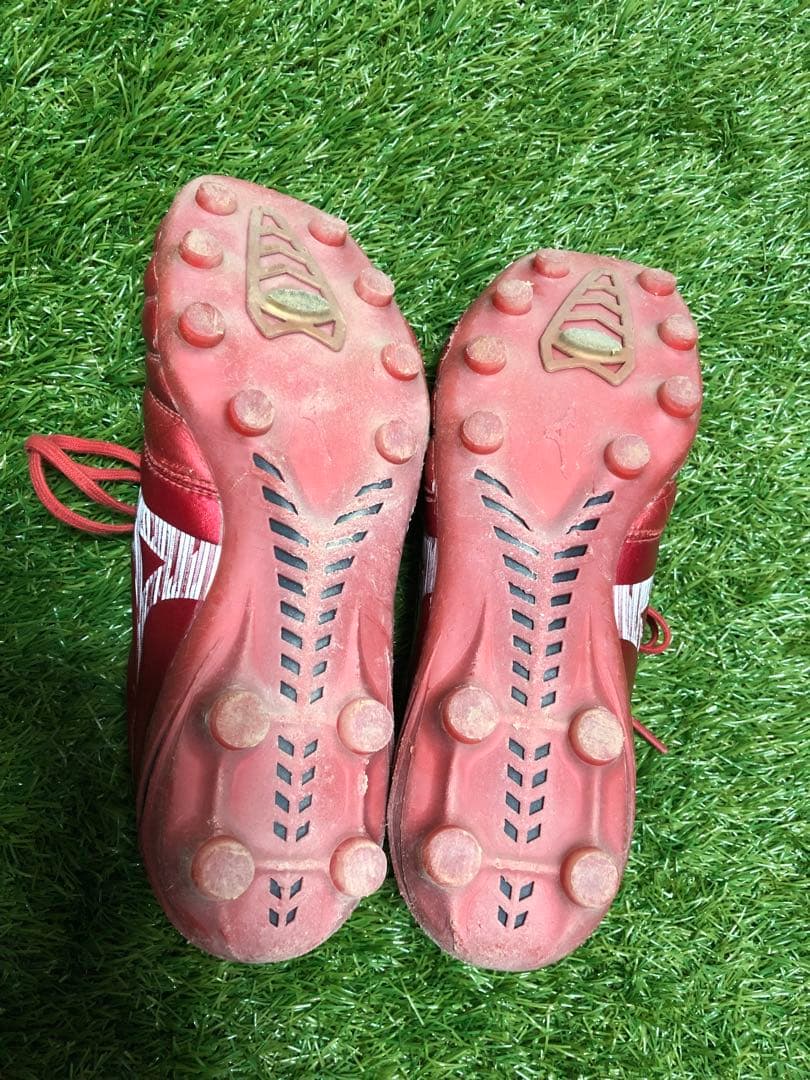 Mizunoモナルシーダネオ3エリート 赤　24.5cm ミズノサッカースパイク