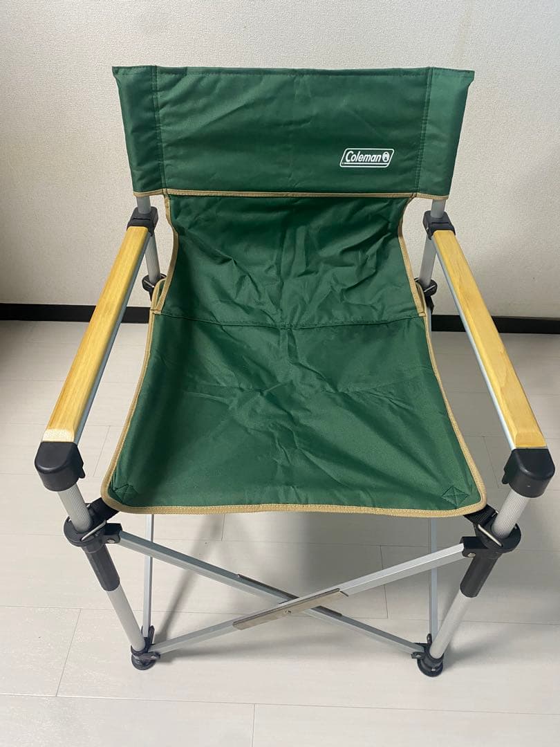 Coleman 折りたたみアウトドアチェア グリーン キャプテン　2