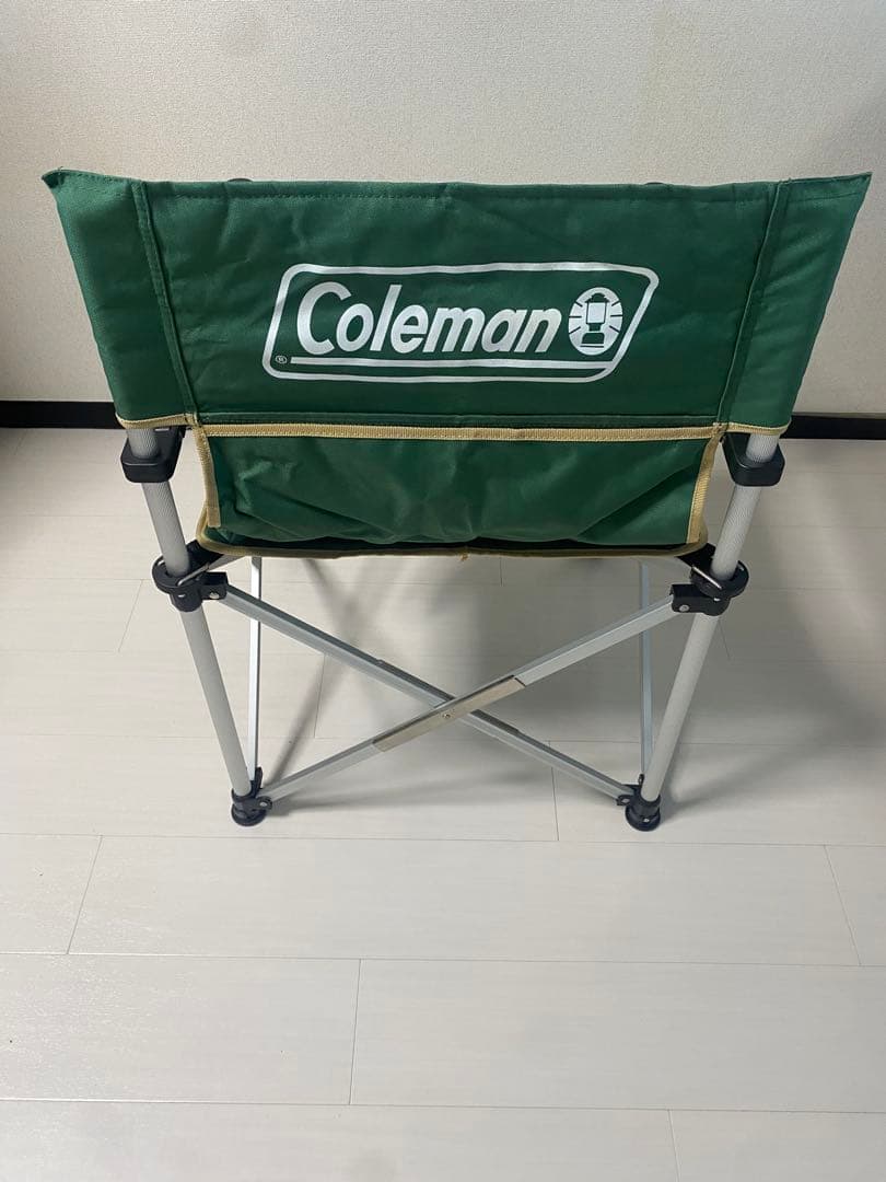 Coleman 折りたたみアウトドアチェア グリーン キャプテン　2