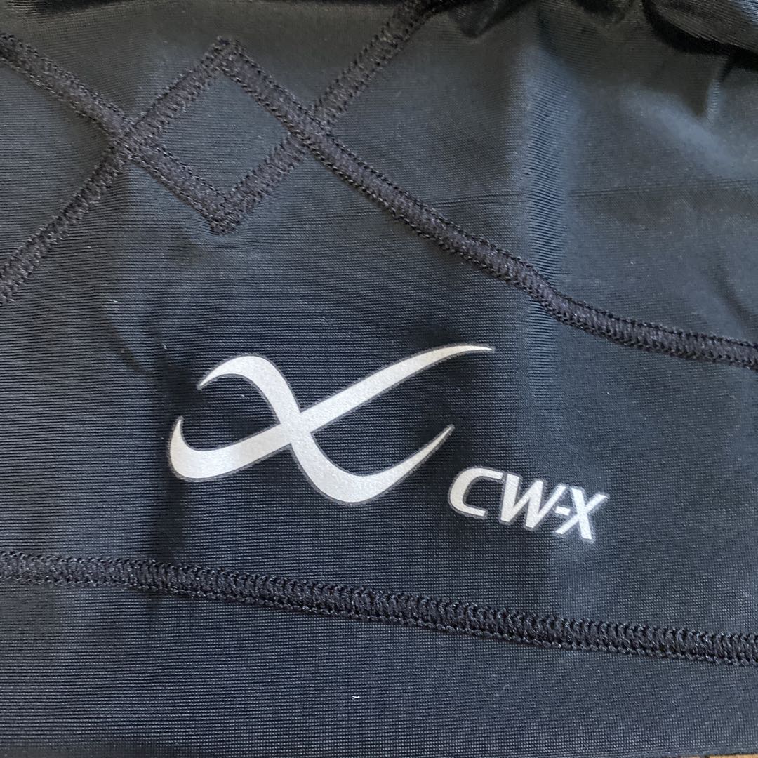 ワコールCWX HXO499メンズMY黒のストレッチタイツ