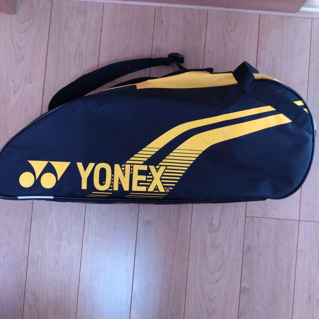 YONEX バドミントン・テニス用バッグ 黒/黄