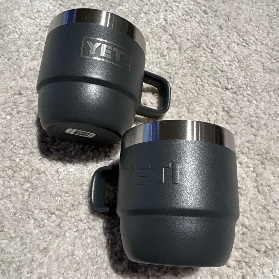 YETI ダークグレー スタッキング マグカップ 6oz 180ml ペア