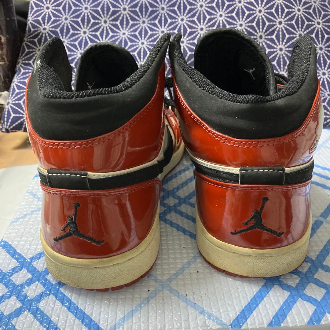 Air Jordan バスケットボールシューズ 赤/クリーム ハイカット