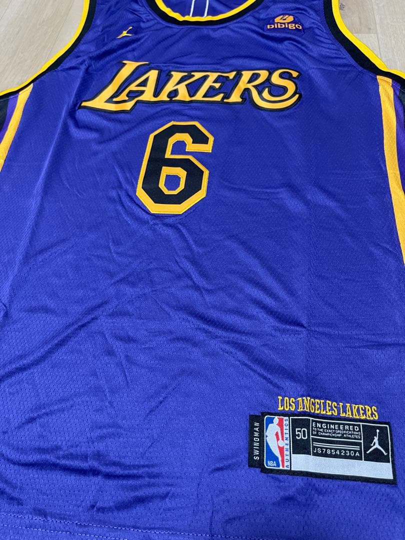 LAKERS JAMES ユニフォーム 6号,lebron james