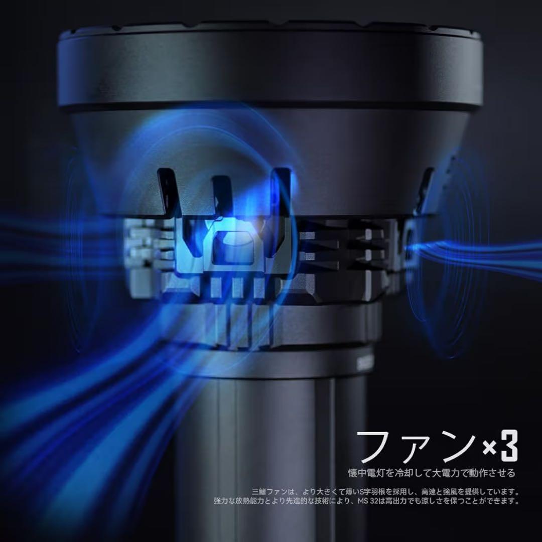 IMALENT(イマレント)MS32 懐中電灯強力超高輝度200000ルーメン