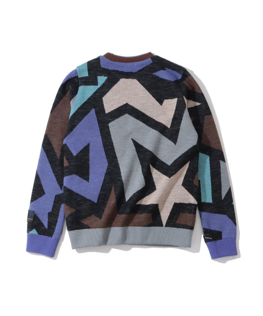美品 MARK&LONA セーター ニット 44 S ゴルフ ブルゾン