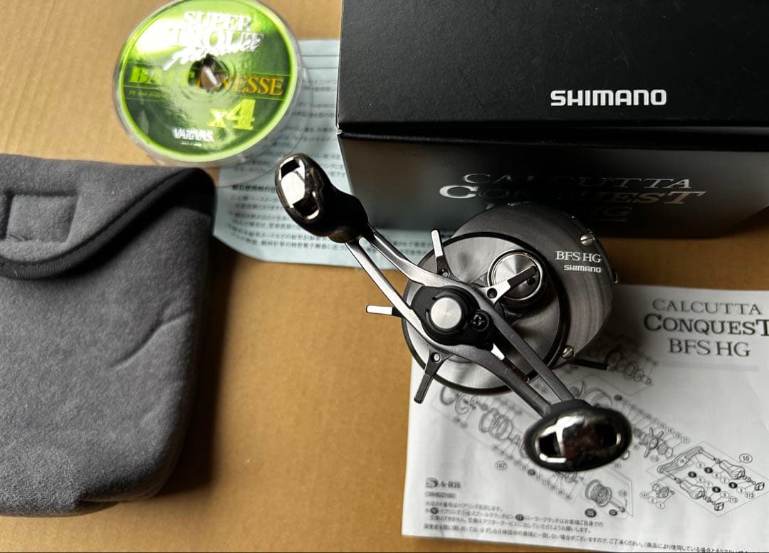 シマノ SHIMANO 17 カルカッタコンクエスト BFS HG 左 ベイト