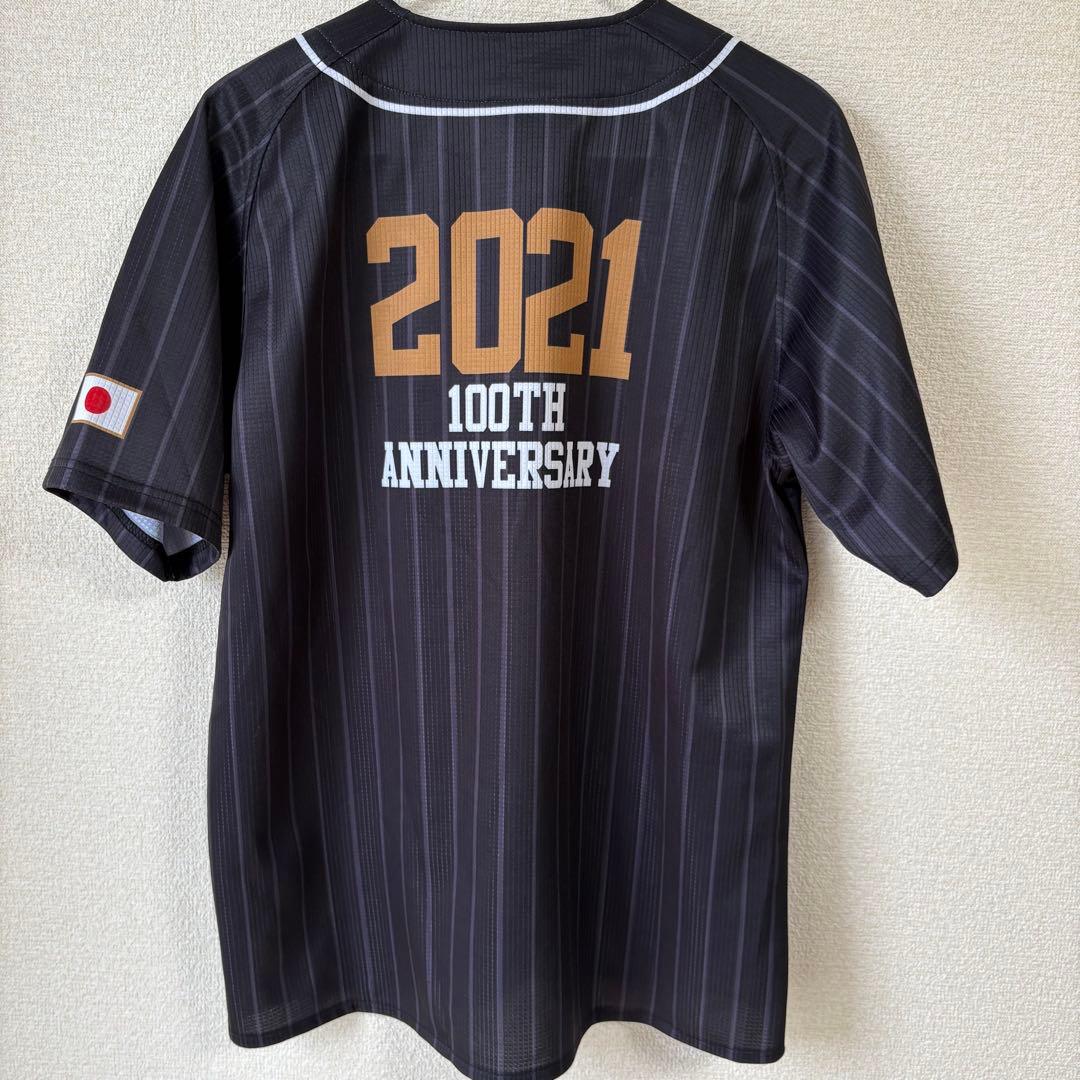 サッカー日本代表　100周年記念ベースボールシャツ