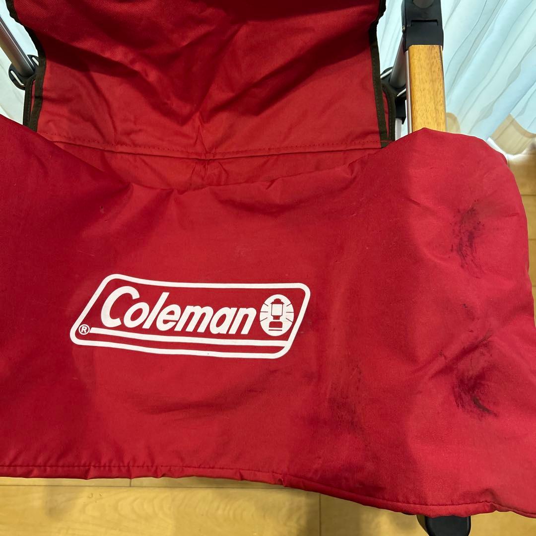 Coleman アウトドアチェア 赤