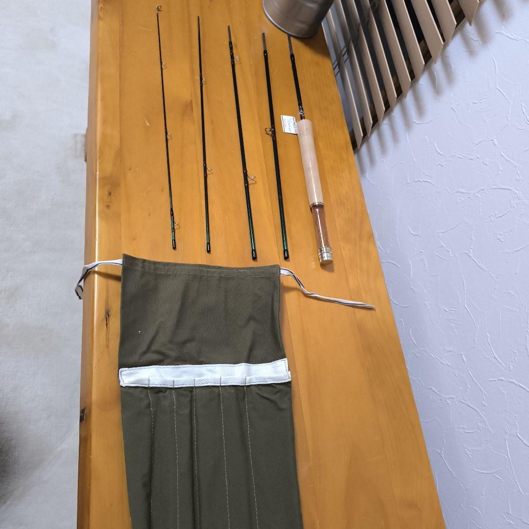 リーブ　Leaveフライロッド 7'6\" #4 6pcs 収納袋付き