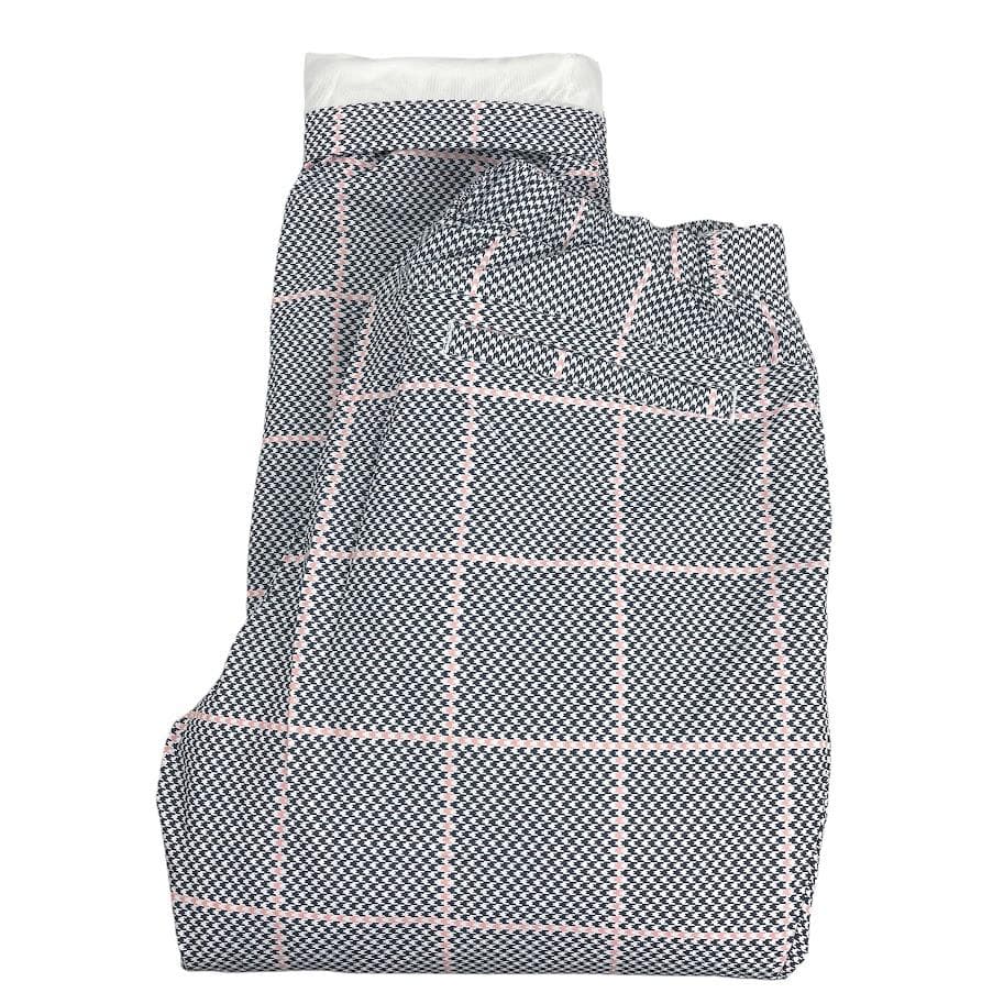 新品●PUMA ゴルフ●秋・冬 中綿テーパードパンツ 千鳥格子スッキリシルエット