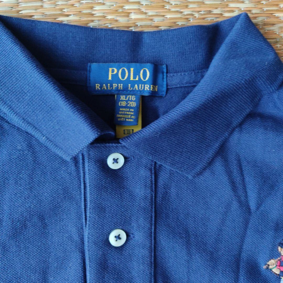 POLOラルフローレン　ポロベア　ゴルフ柄ポロシャツ