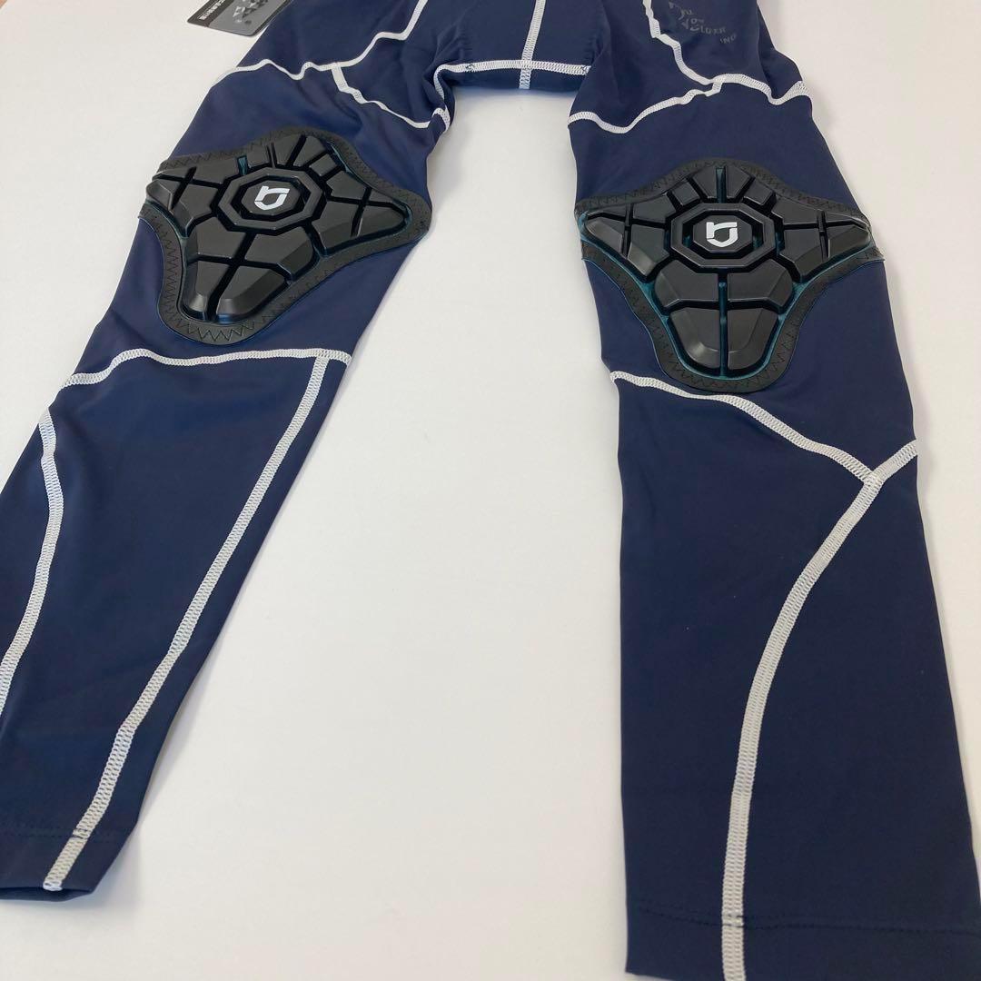 【新品】サイクルパンツ XL ネイビー×ホワイト ランバイク ストライダー