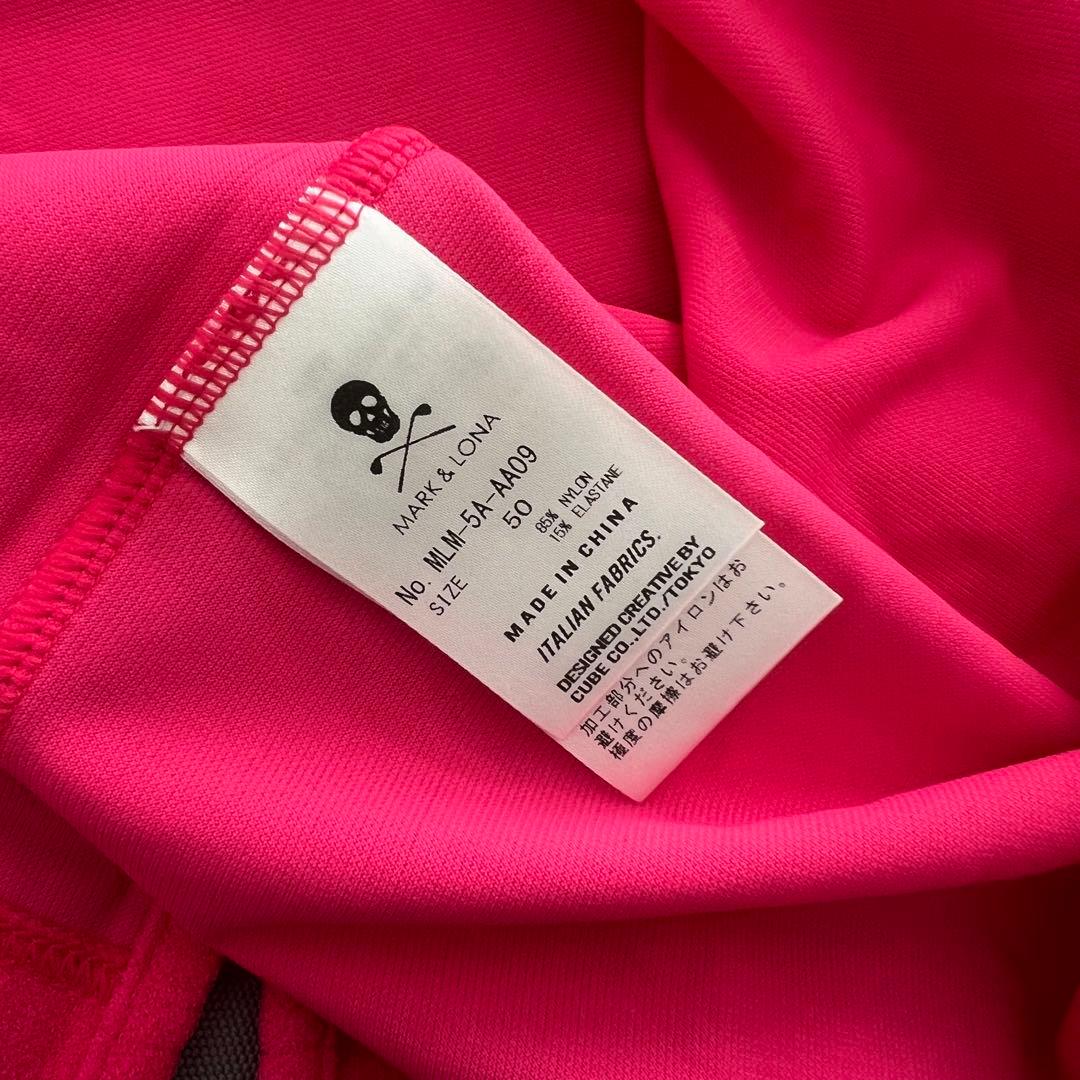 【新品】MARK&LONA マークアンドロナ　現行　モックネック　半袖シャツ