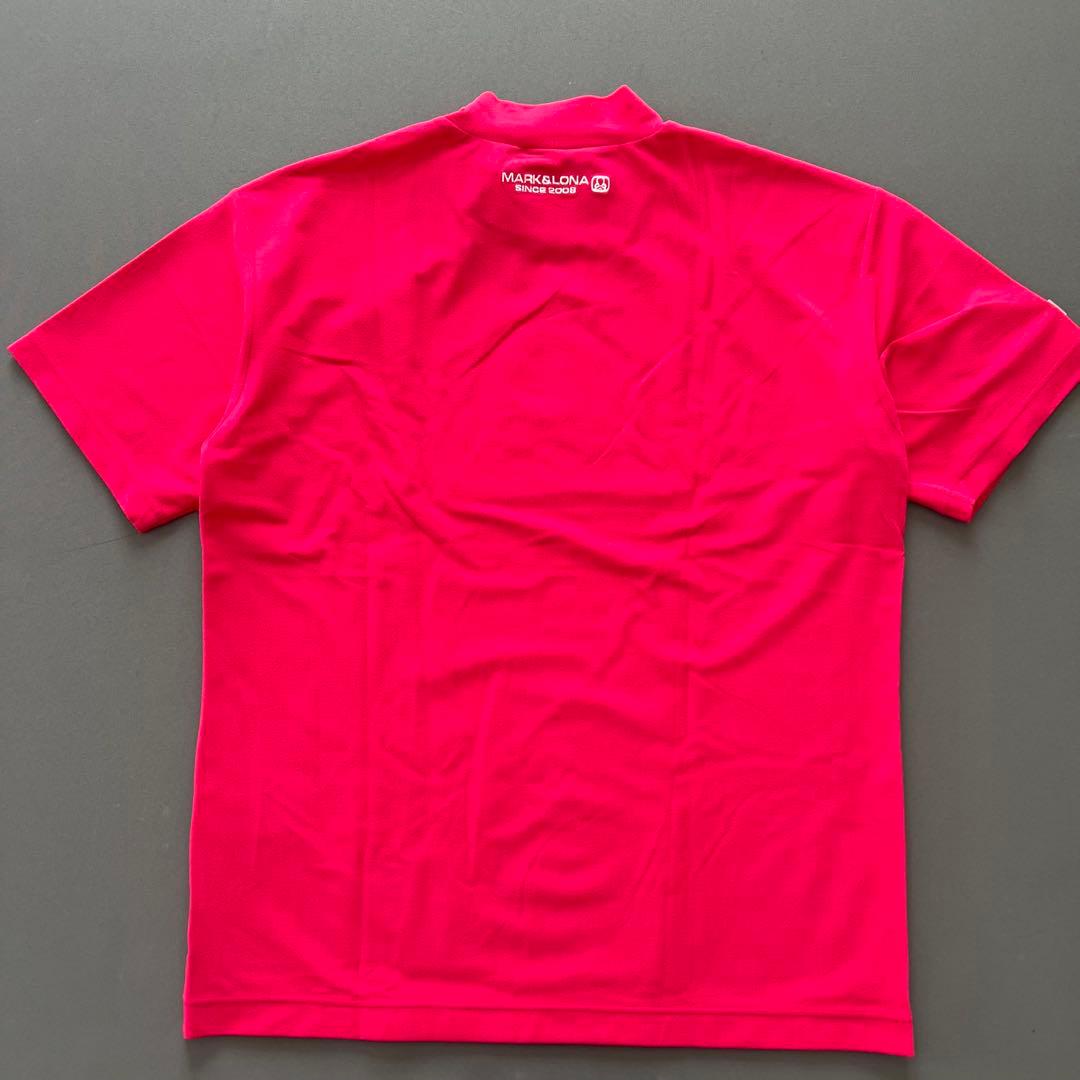 【新品】MARK&LONA マークアンドロナ　現行　モックネック　半袖シャツ