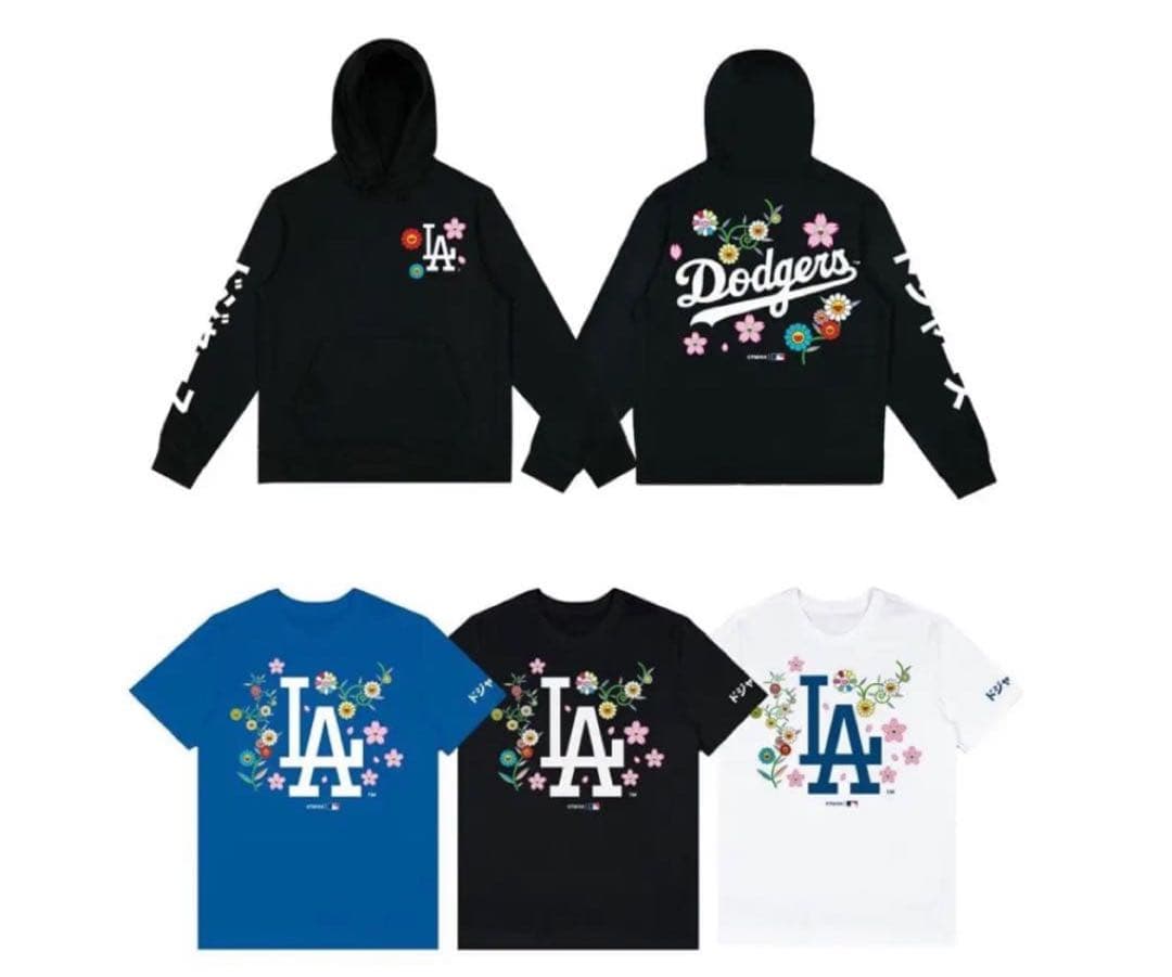 限定完売品 ドジャース 村上隆 特別コラボ Tシャツ サイズS ブラック