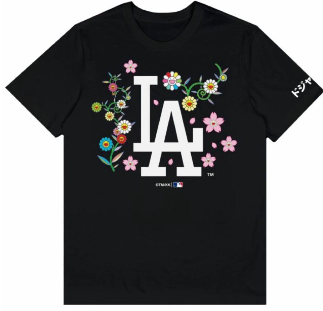 限定完売品 ドジャース 村上隆 特別コラボ Tシャツ サイズS ブラック