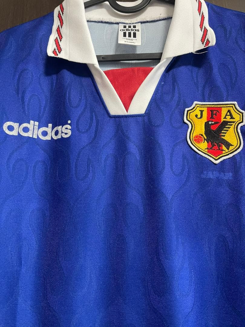 【限界最終価格】97年日本製 アディダス 日本代表ユニフォーム 旧JASPO L