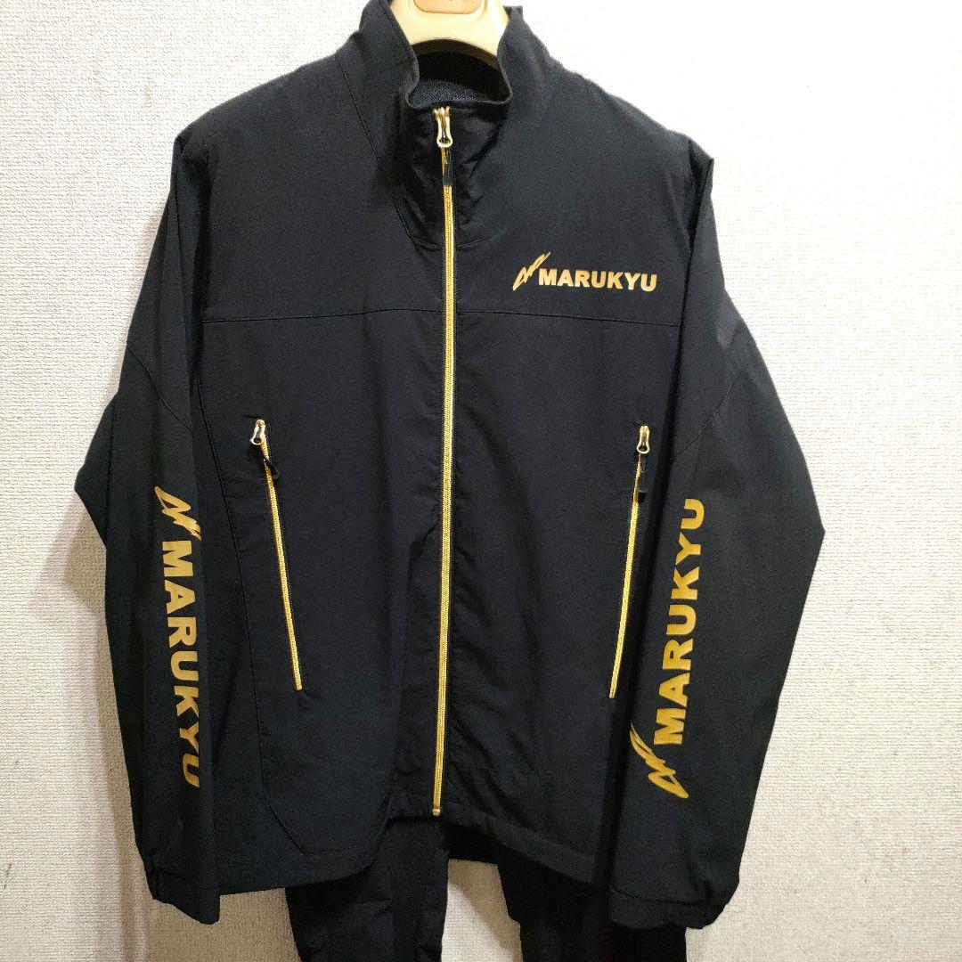 【MARUKYU】マルキュー撥水ストレッチジャケット・パンツL 上下セット 黒