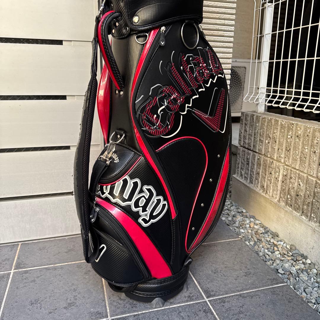 Callaway キャロウェイキャディバッグ ゴルフバック黒赤