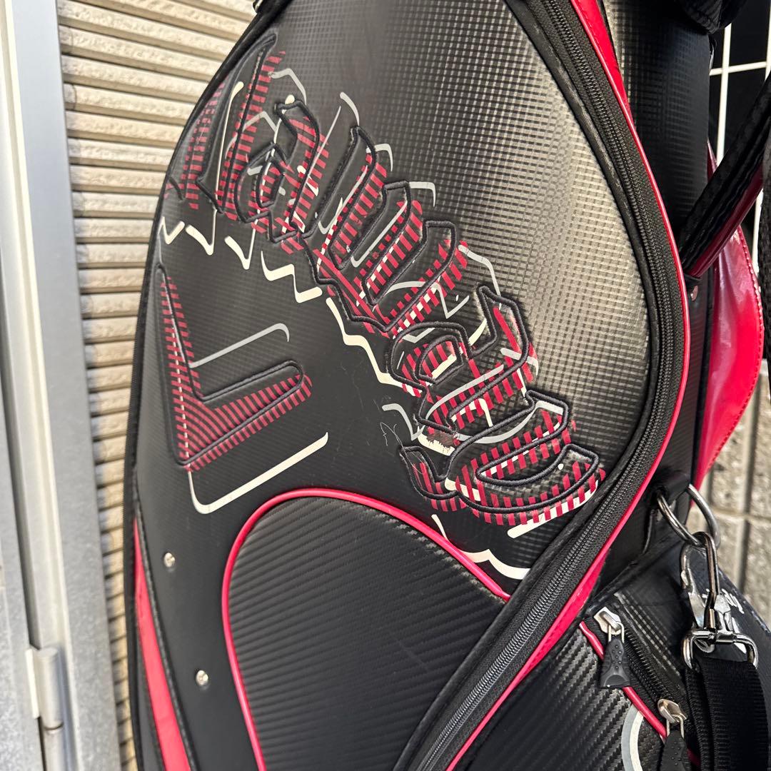 Callaway キャロウェイキャディバッグ ゴルフバック黒赤