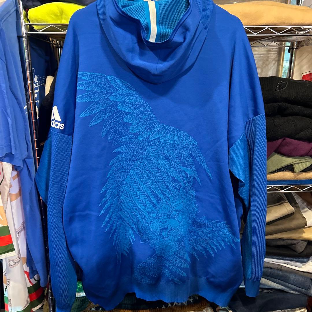 レア　ALL BLACKS adidas フルジップ　ウォームアップウェア