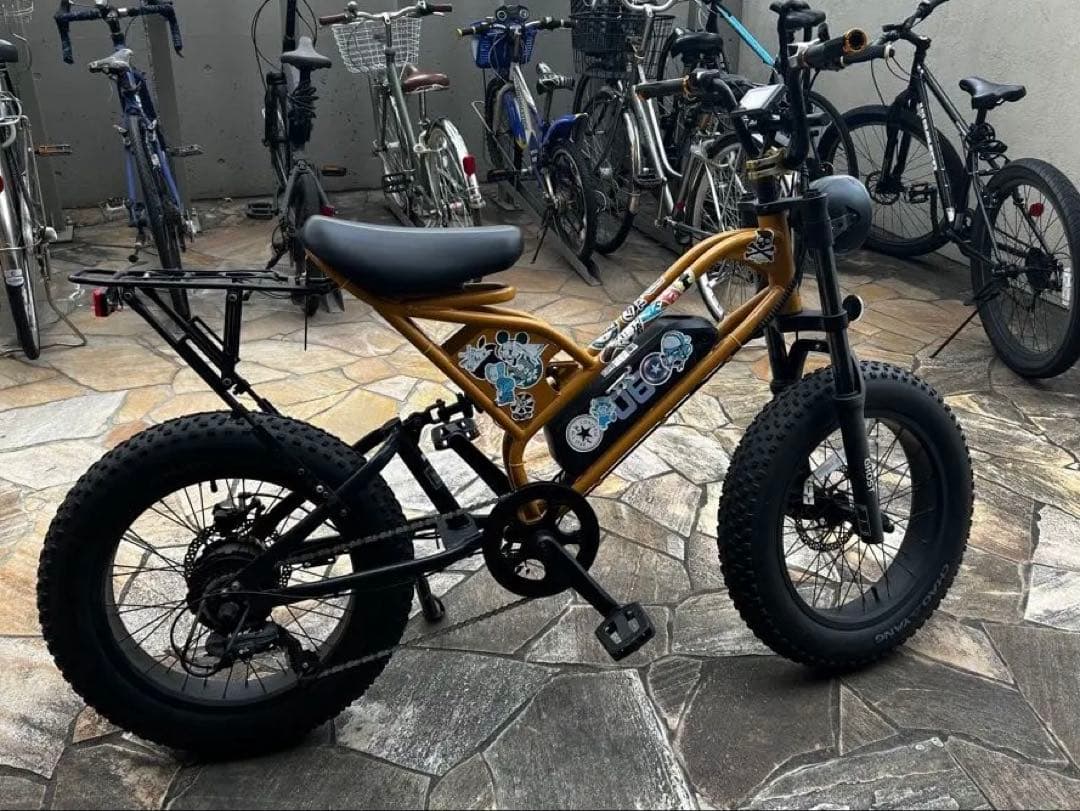 CYCOO GHOST電動アシスト自転車 カスタム多数　イエロー　今月中の出品