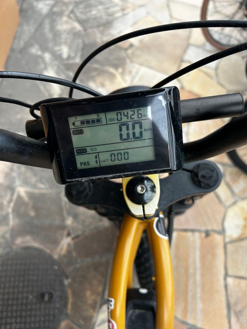 CYCOO GHOST電動アシスト自転車 カスタム多数　イエロー　今月中の出品