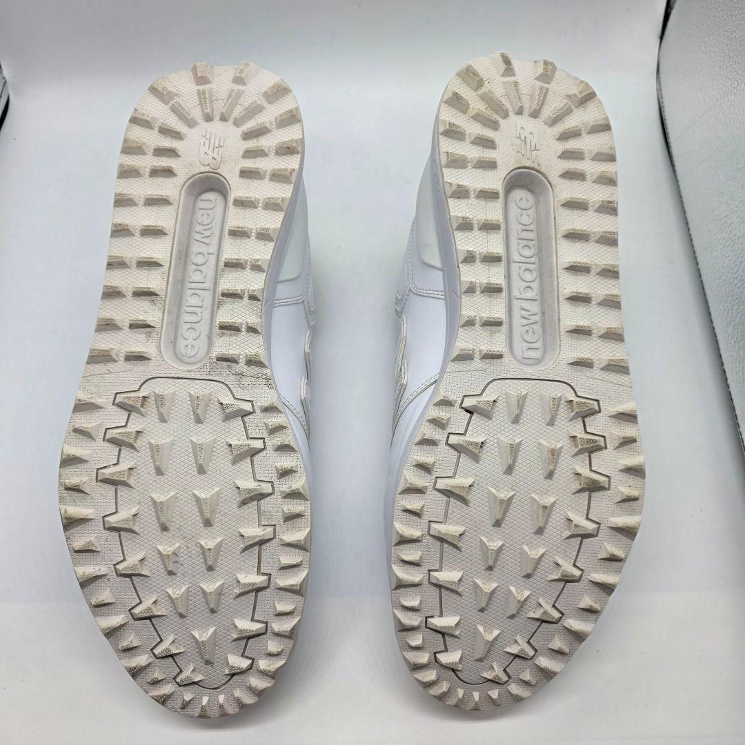 ニューバランス ゴルフシューズ BOAダイヤル式スパイク ホワイト28cm
