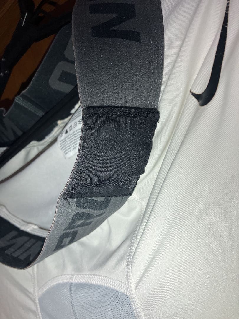希少　NBA選手支給品　NIKE パンツ　スパッツ　白　ホワイト　Lサイズ