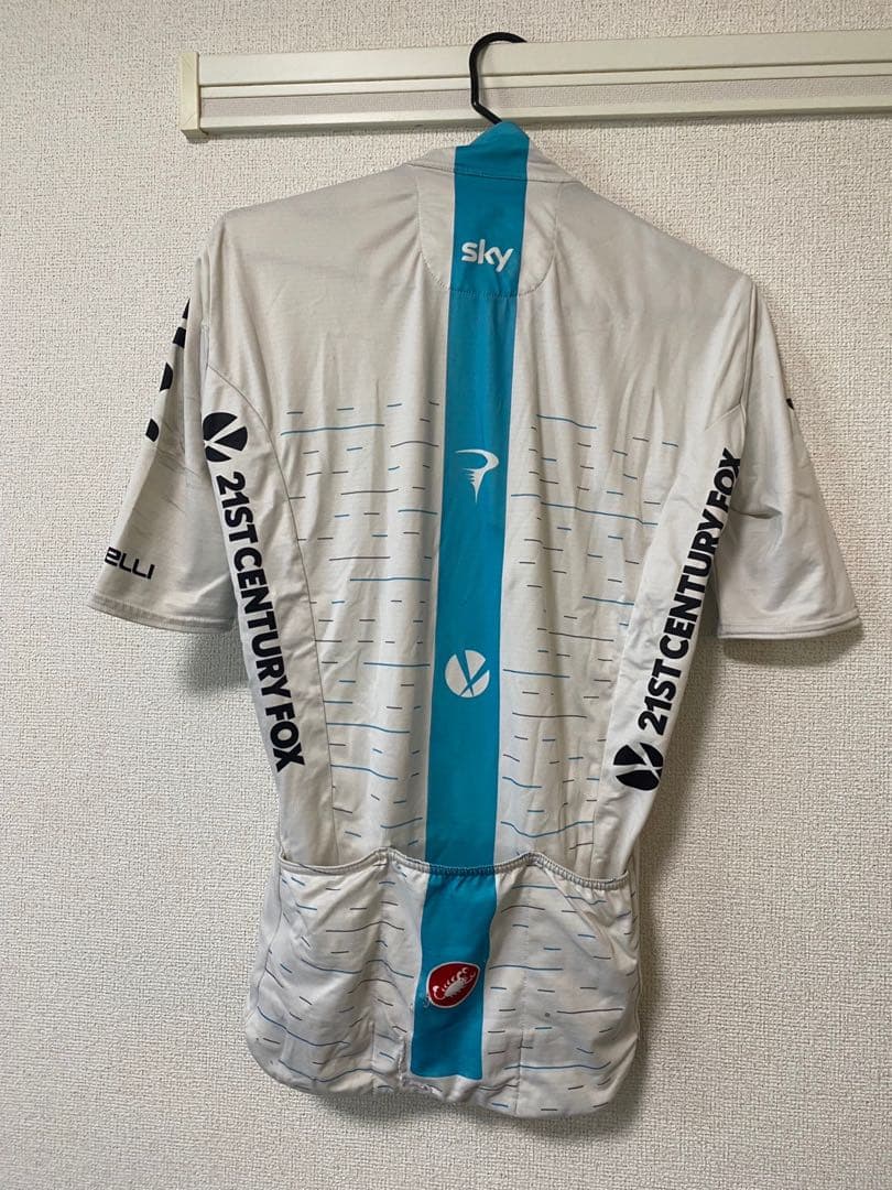 カステリ　Team sky サイクルジャージ