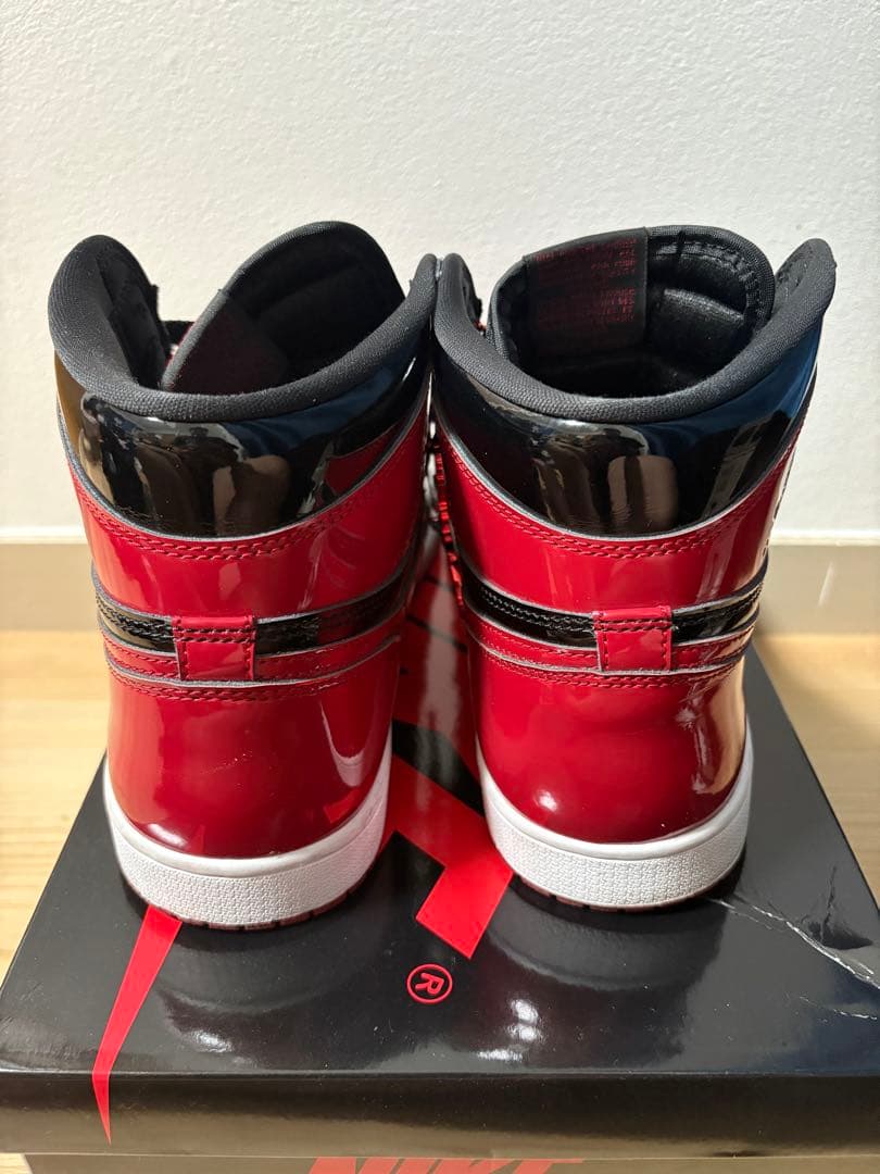 air jordan 1 パテントブレッド　patent bred
