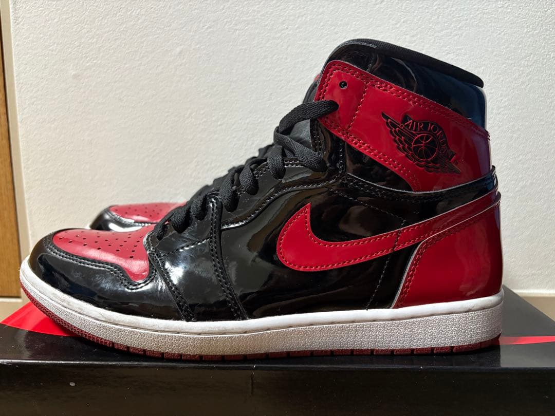 air jordan 1 パテントブレッド　patent bred