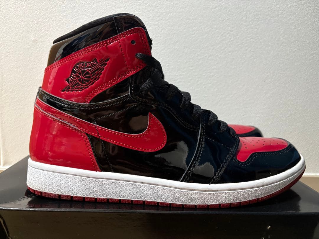 air jordan 1 パテントブレッド　patent bred
