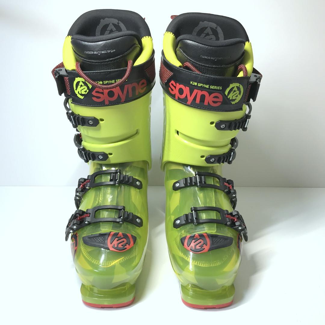 【希少/美品】K2 spyne 130LV 26/26.5 スケルトン イエロー