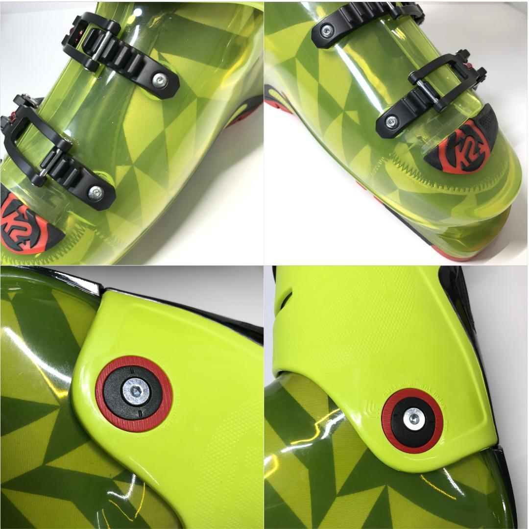 【希少/美品】K2 spyne 130LV 26/26.5 スケルトン イエロー