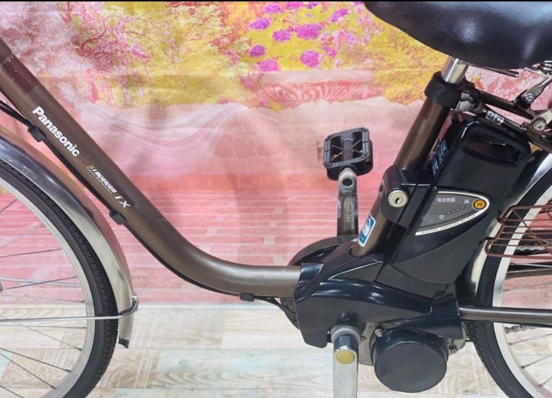 K2442 電動自転車パナソニック ママチャリ 26インチ 送料無料