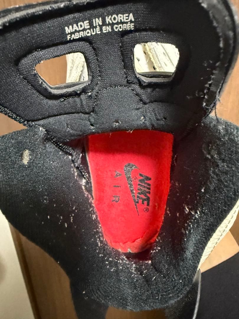 air jordan 6 1991年製　ミッドソールを交換した