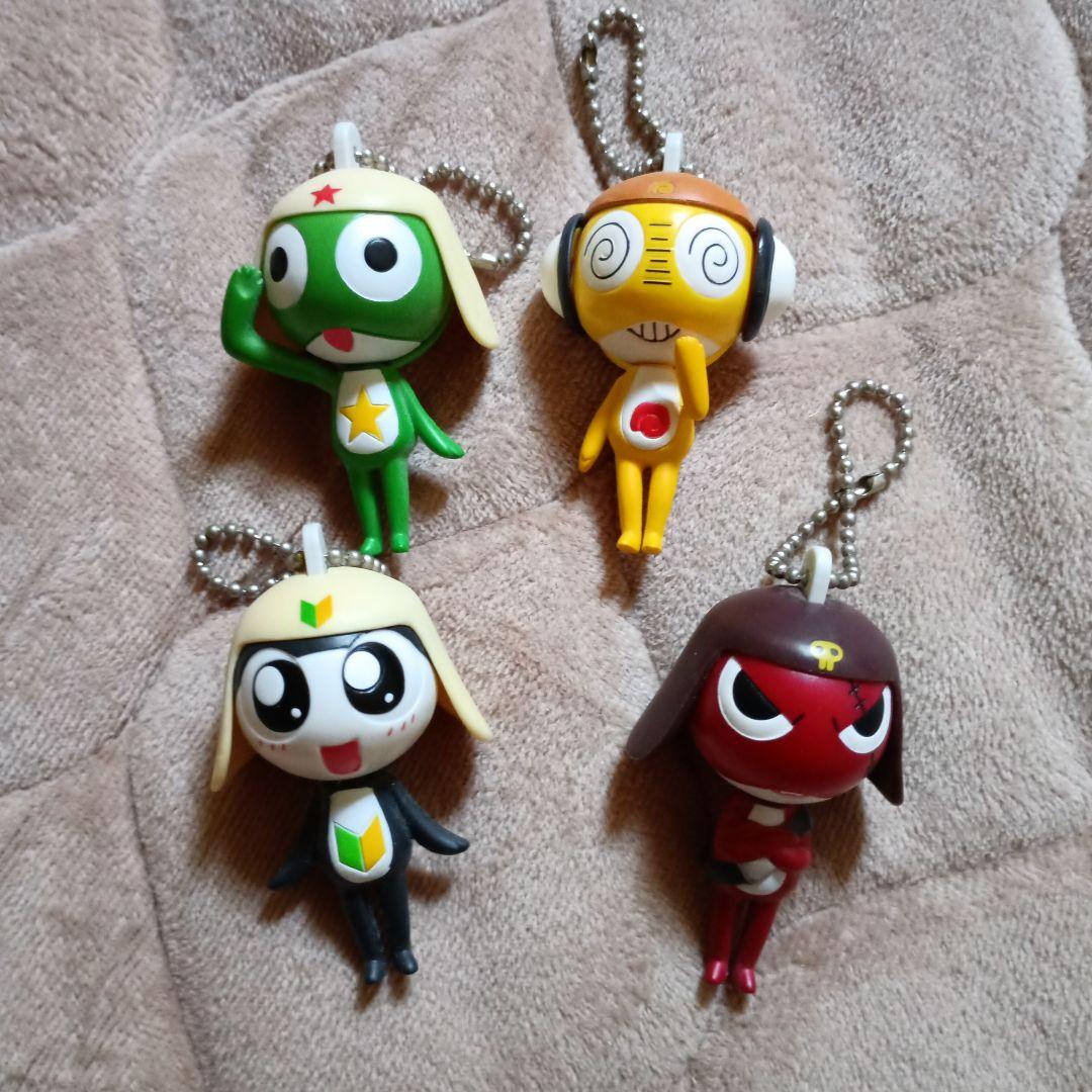 ケロロ軍曹　ケロッと回転キーチェーン　４個セット