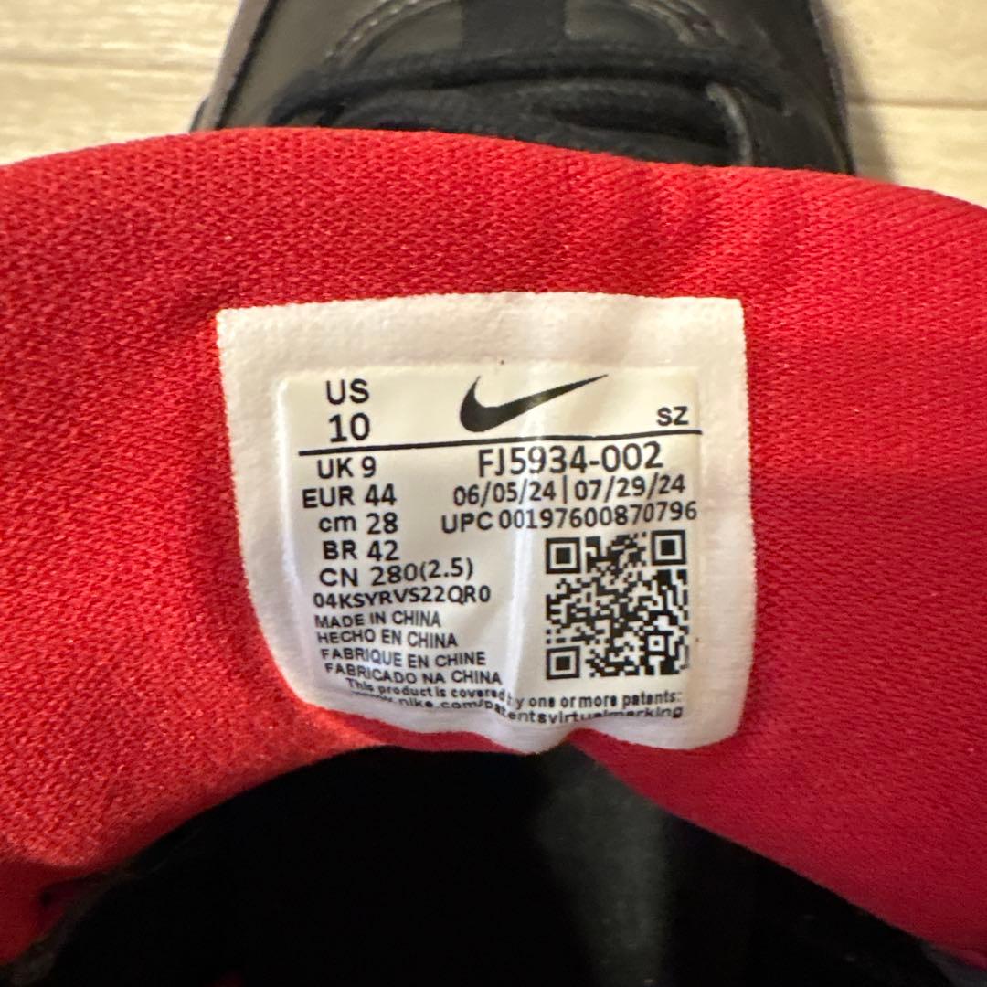 AIR JORDAN 9G 28 ブラック/レッド