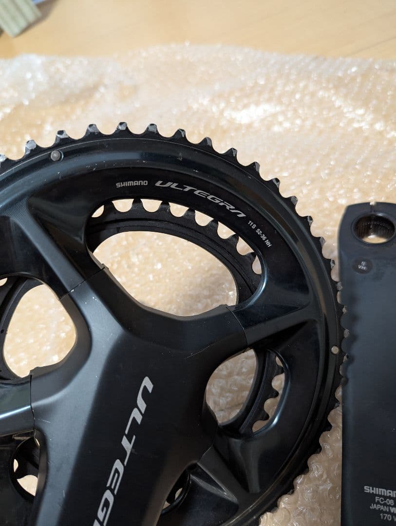 SHIMANO ULTEGRA クランクセット 52/36T 170mm