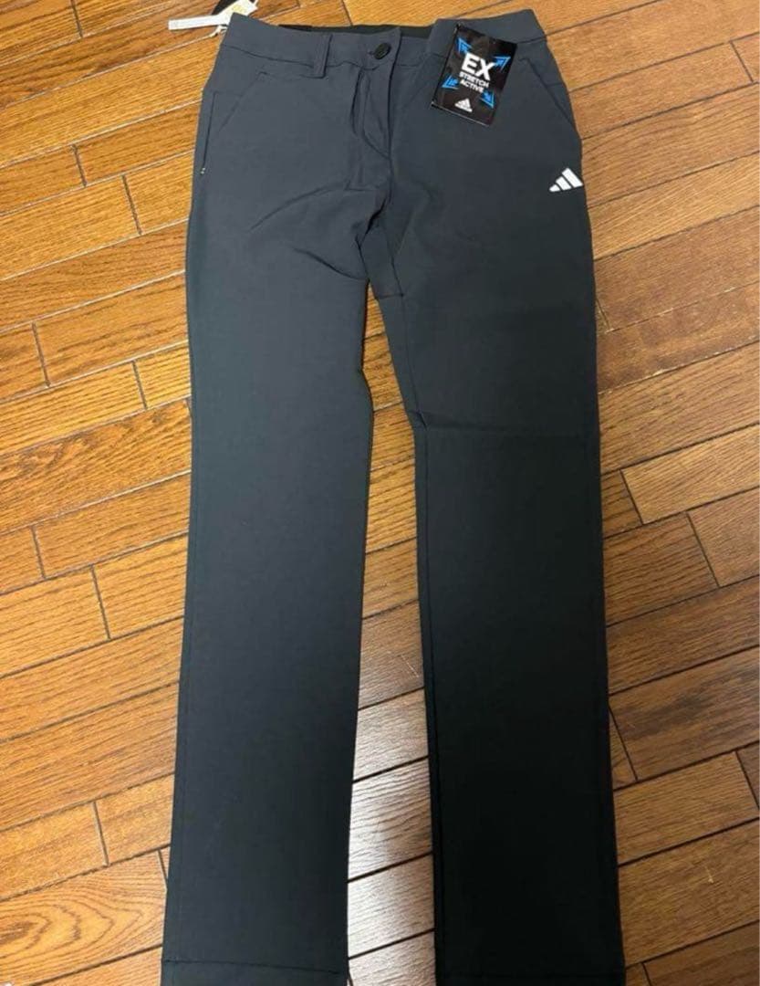 新品　アディダス　ゴルフ　L 黒　WIND.RDY EX STRETCH