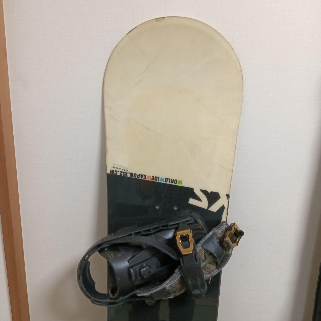 激レアモデル！K2 ワールドワイドウェポン 152CM スノーボードセット