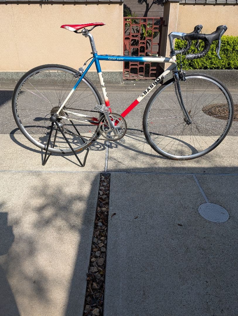 BASSO GAP 1977　トリコロール　クロモリロード