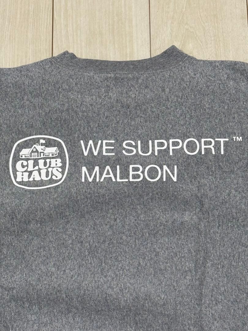 【未使用XL】CLUBHAUS×MALBONコラボ　スウェット　GRAY