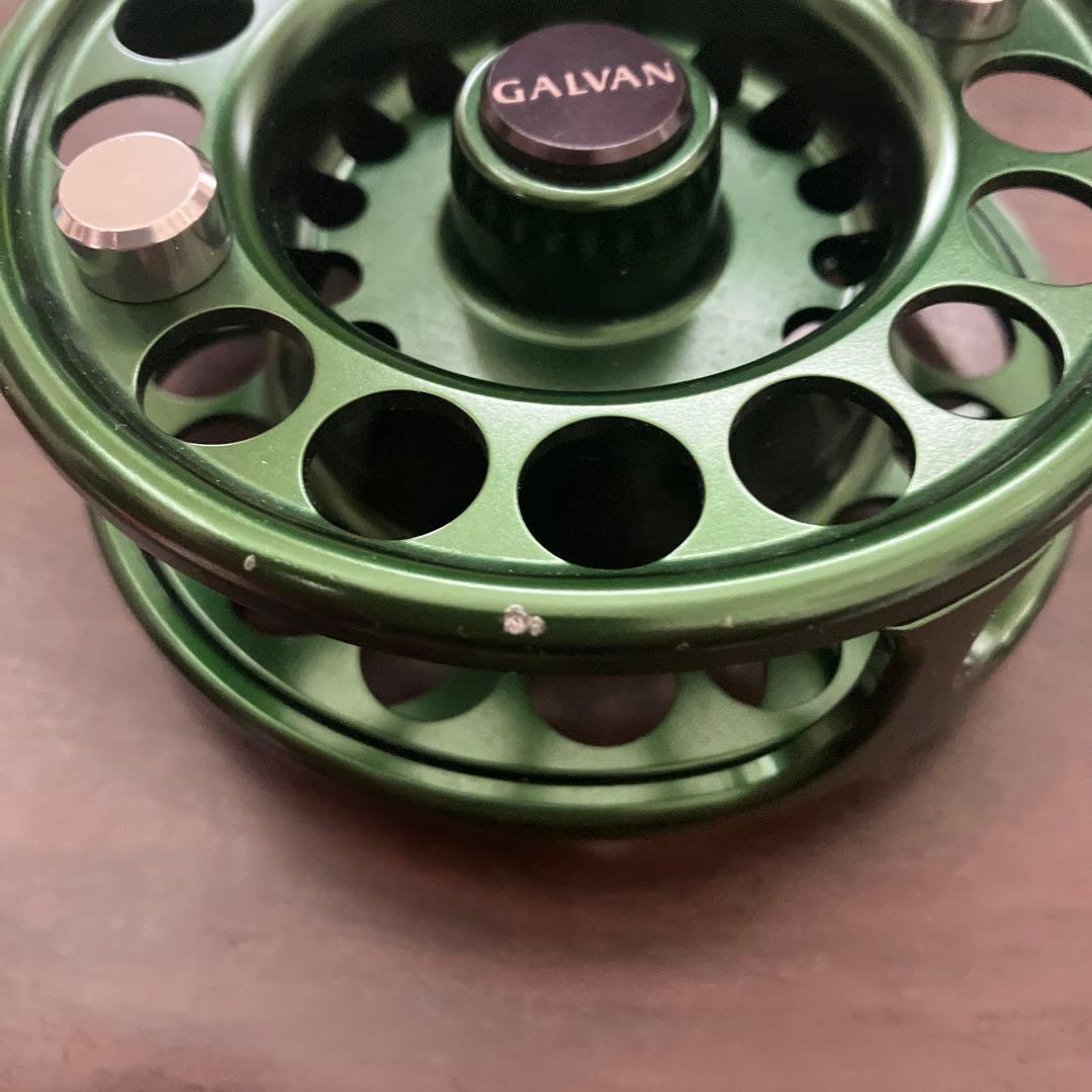 GALVAN フライリール 緑 ケース付き