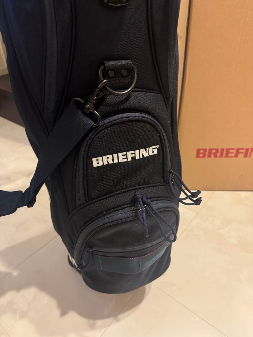 ブリーフィング ゴルフ キャディバッグ BRIEFING GOLF ネイビー