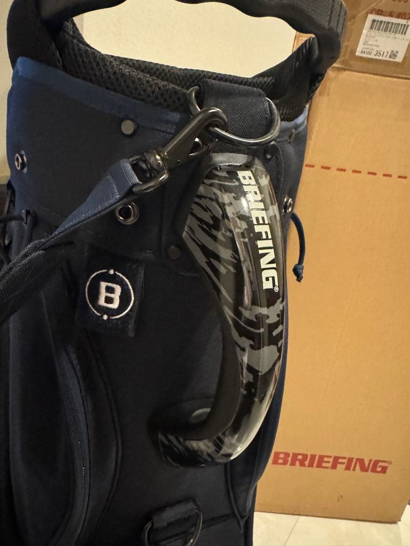 ブリーフィング ゴルフ キャディバッグ BRIEFING GOLF ネイビー