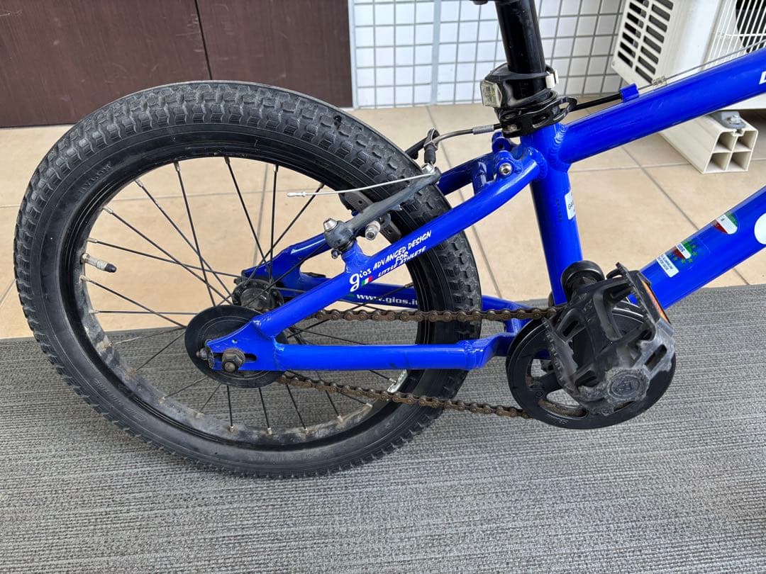 【Kumama 】GIOS ジェノア　キッズバイク 18インチ 青